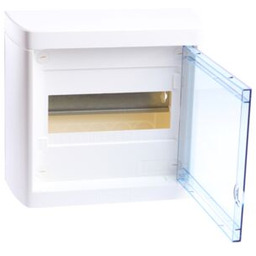 Rozdzielnica 1x8 Nedbox drzwi transparentne Duwi