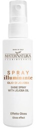 Spray do włosów nabłyszczający z olejkiem jojoba, MaterNatura,