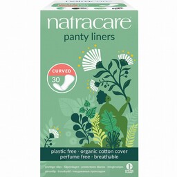 Zaokrąglone wkładki higieniczne, curved, Natracare, 30 szt.