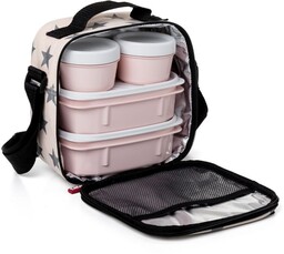 Torba termiczna z pojemnikami LunchBox Casual TATAY Różowa