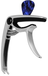 MUSICMATE Kapodaster MM-A6 Tuneclip Srebrny