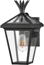 Kinkiet elewacyjny Palma HK-PALMA-S-BK Hinkley IP44 lampion metalowy