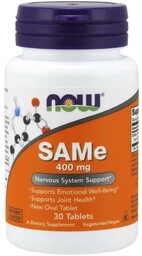 Suplement diety, SAMe - S-Adenozylo L-Metionina 400 mg