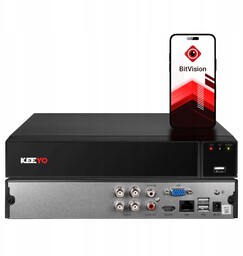 Rejestrator hybrydowy Ahd LV-V-XVR-4CH 4 kanałowy Keeyo