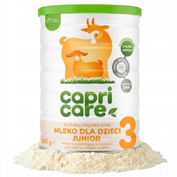 Capricare 3 mleko modyfikowane Junior mleko kozie powyżej