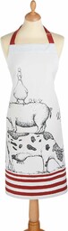 KitchenCraft Fartuch kuchenny "Farmhouse" - 100% bawełniany fartuch