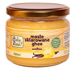 Masło GHEE Sklarowane Waniliowe z Cynamonem i Kardamonem,