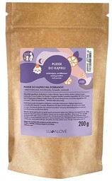 LULLALOVE Puder do kąpieli na dobranoc, 250 g