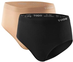 Todo Active 2PACK majtki damskie SoftTouch z wełną