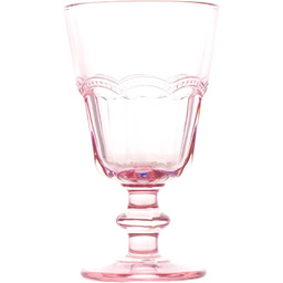 H&h Zestaw 4 calici in wetro flaming różowy