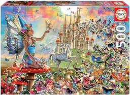 Educa, Wróżki i motyle, Puzzle 500 sztuk, przybliżona