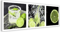 Obraz, Limonka drink panorama 150x50