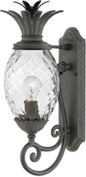 Hinkley Zewnętrzna lampa ścienna Plantation HK-PLANTATION-M-MB IP44 ananas