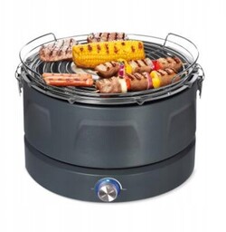 Automatyczny Grill Węglowy Bezdymny +torba Transportowa Baterie Nowy