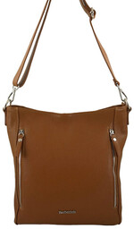 Shopperka skórzana BARBERINI''S j.brązowa 974-12