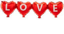 Girlanda balonowa serca Love - 101 x 27