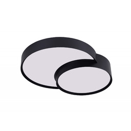 PLAFON LAMPA SUFITOWA CZARNA NOWOCZESNA ORBO DUO D48
