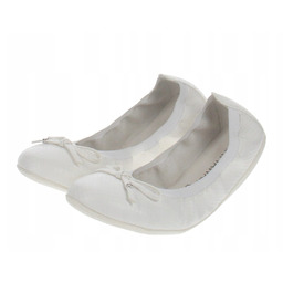 Chattawak Białe Baleriny Z Kokardką We Wzór 36