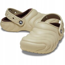 Crocs Damskie Ocieplane Buty Chodaki Classic Lined Overpuff