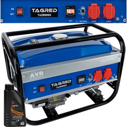 Agregat prądotwórczy TAGRED 2800W 2x230V, AVR, olej
