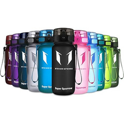 Sportowa butelka wody Super Sparrow -12oz - Plastik