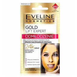 EVELINE Gold Lift Expert Odmłodzenie Luksusowa maseczka