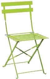 Bolero OUTLET -Krzesło składane ze stali zielone (2