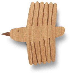 Ferm Living - Bird Lampa Ścienna Oiled Oak