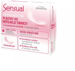 Joanna Sensual Hipoalergiczne plastry do depilacji twarzy 12