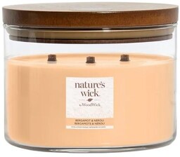 Nature''s Wick Bergamot & Neroli Duża Świeca 433g