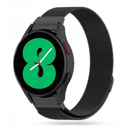 Czarna bransoleta stalowa do Samsung Galaxy Watch 20mm