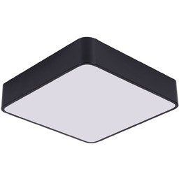 NOWOCZESNA LAMPA SUFITOWA PLAFON CZARNY CUBO D40