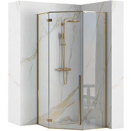 Rea Kabina Prysznicowa Rea DIAMOND 90x90 GOLD