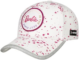 Czapka Barbie by Capslab, biały i intensywny róż,