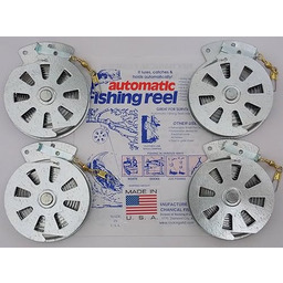 4 mechaniczne kołowrotki wędkarskie Fisher''s Yo Yo -