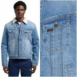 Lee SHERPA JACKET The Frank DżiNS ocieplana katana