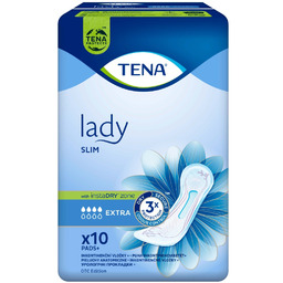 TENA Lady Slim Extra specjalistyczne podpaski, 10 sztuk