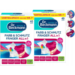 Dr Beckmann Chusteczki do Prania Wyłapujące Brud Pochłaniające