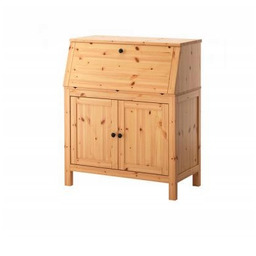 Ikea Hemnes Sekretarzyk, jasnobrązowy 89x107 cm