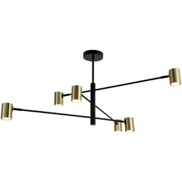 ZUMA LINE Lampa sufitowa PEDRO PEN4104-6GD+BK oprawa