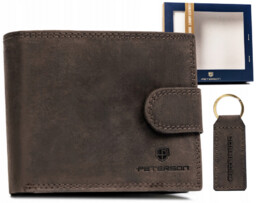 Zestaw prezentowy Peterson PTN SET-M-1549L-CHMB brązowy