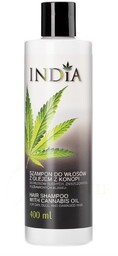 Szampon do Włosów z Olejem Konopnym, India Cosmetics,