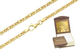 Łańcuszek Złoty Splot Królewski 3,20 mm Pełny pr