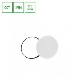 Oprawa NYMPHEA BLACK & WHITE RINGS 18W CCT