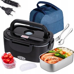 Elektryczny Lunch Box Podgrzewacz Obiad 220/12/24V 60W 1500ML