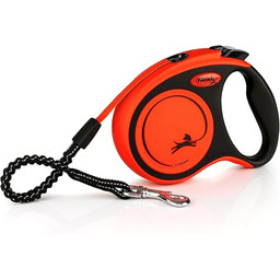 flexi Smycz rolowana Xtreme - taśma Leash Orange