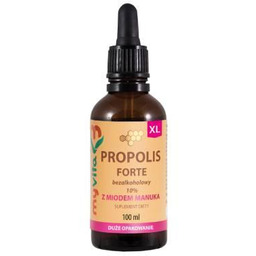 MyVita Propolis Forte bezalkoholowy 10% z miodem manuka