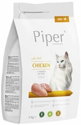 PIPER Karma dla kota Animals Kurczak 3 kg