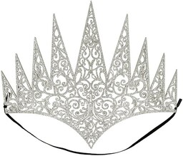 Boland 44087 - korona królowa, z gumką, diadem,