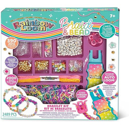 Bandai - Rainbow Loom Braid & Bead zestaw